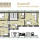 Kunstvoll - Individuelle 4-zimmer Mit Balkon In Daire *
