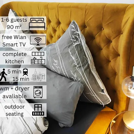 Kunstvoll - Individuelle 4-zimmer Mit Balkon In *