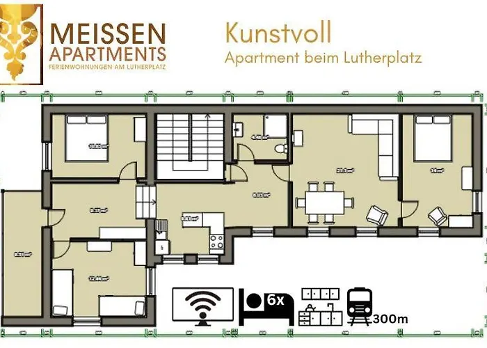 Kunstvoll - Individuelle 4-zimmer Mit Balkon In 公寓 *